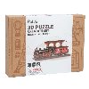 3D Devn skldaka: Vintage parn lokomotiva - neuveden