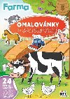 Omalovnky A4 se samolepkami Farma - 
