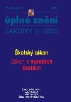 Aktualizace V/1 2025 kolsk zkon, Zkon o vysokch kolch - Zkon o obcch, Zkon o krajch, Zkon o hlavnm mst Praze - neuveden