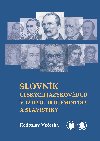 Slovnk eskch jazykovdc v oboru bohemistiky a slavistiky - Radoslav Veerka 