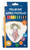 Rico Jumbo Pastelky trojbok, tuha prmr 5 mm - 12 ks + oezavtko - neuveden