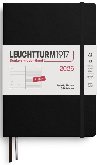 Weekly Planner & Notebook 2026 Medium (A5) Black - neuveden