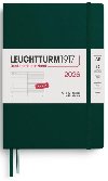 Weekly Planner & Notebook 2026 Medium (A5) Forest Green - neuveden