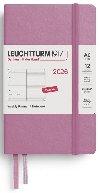 Weekly Planner & Notebook 2026 Pocket (A6) Dusty Rose - neuveden