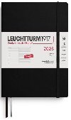 Weekly Planner & Notebook 2026 Medium (A5) Black - neuveden