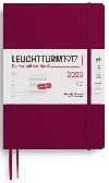 Weekly Planner & Notebook 2026 Medium (A5) Port Red - neuveden