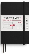 Weekly Planner & Notebook 2026 Paperback (B6+) Black - neuveden