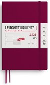 Weekly Planner & Notebook 2026 Paperback (B6+) Port Red - neuveden