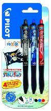 PILOT FriXion Ball Plus One Piece + samolepky, BL, ern, erven, modr - neuveden