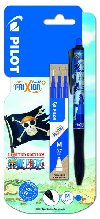 PILOT FriXion Ball Plus One Piece + npln 3 ks, BL, modr - neuveden
