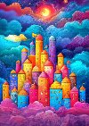 Puzzle Pevnost v oblacch 1000 dlk - 