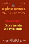Aktualizace IV/1 2025 - Stavební zákon, o zadávání veřejných zakázek - 