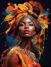 Diamantov malovn Afrianka 30x40cm - 