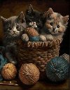 Diamantov malovn Koata v koku 30x40cm - 