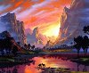 Diamantov malovn Hory 30x40cm - 