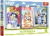 Puzzle Bluey Rodina 3x50 dílků - 
