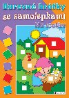 Barevn hrtky se samolepkami na statku - 