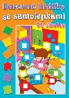Barevn hrtky se samolepkami ve kolce - 