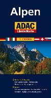 Alpy - Alpen - automapa 1:750 000 ADAC - Adac