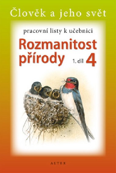 Pracovn listy k uebnici rozmanitost prody 4, 1.dl - H. Svtlkov
