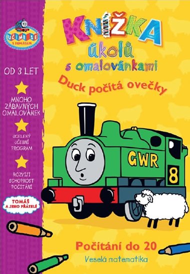 Knížka úkolů s omalovánkami počítání do 20 - 