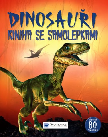 Dinosaui kniha se samolepkami - 