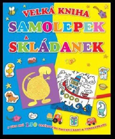 Velk kniha samolepek a skldanek - 
