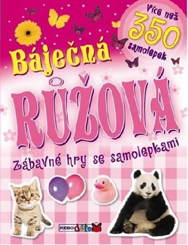 Bjen rov - Zbavn hry se samolepkami - Rebo