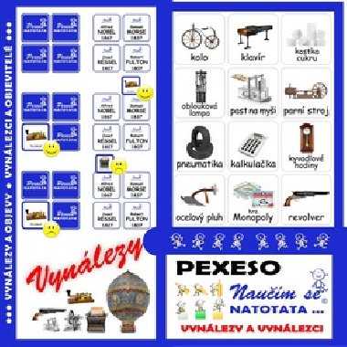Pexeso natotata vynlezy a objevy - Blanka Dittrichov