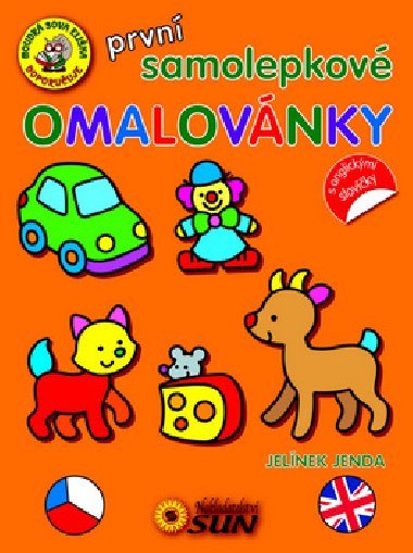 Prvn samolepkov omalovnky jelnek jenda - 