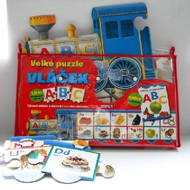 Velk puzzle vlek abc - 