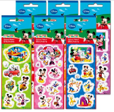 Mickey mouse - samolepky popup - neuveden