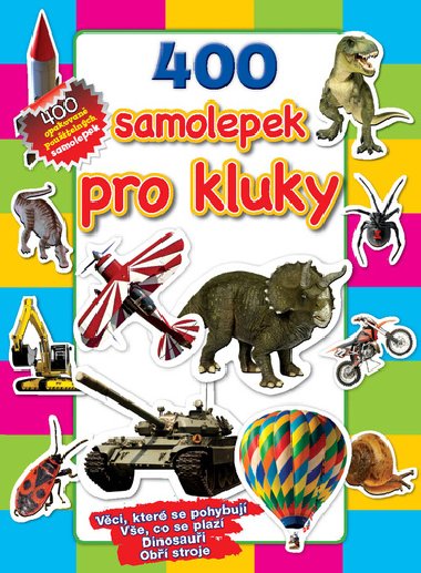 400 samolepek pro kluky - 
