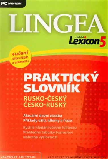 Lexicon5 praktický slovník rusko-český, česko-ruský - 