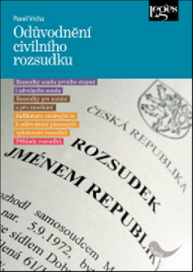Odvodnn civilnho rozsudku - Pavel Vrcha